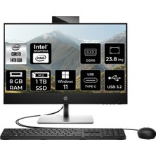 HP ProOne 440 G9 i5 14500T 8GB RAM 1TB SSD 23.8" FHD Win11 Pro 9H6X3ETPN383 All In One Bilgisayar + Per4 USB