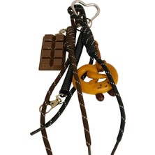 Sparkle Accessories Gülen Kraker ve Çikolata Detay Sallantılı Çanta Aksesuarı