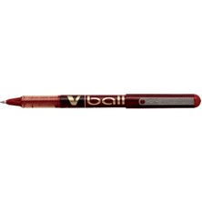 Pilot V-Ball Roller Kalem Yuvarlak Uç 0.7 mm Kırmızı