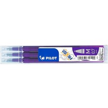 Pilot Roller Kalem 0.7 mm Refili Silinebilir Mor 3'lü