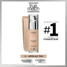 L'oréal Paris True Match Bakım Yapan Fondöten - 2n Nötr Alt Ton