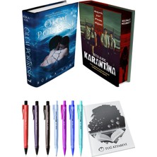 Karantina 1. Perde Film Özel Baskı Ciltli ve Ölüm Portresi 2 Ciltli Büşra Nur  (2li Set)