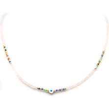 Blora Şeffaf Boncuk Kolye