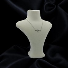 CC Design Gümüş Kalp Ritmi Zirkon Taşlı Kolye