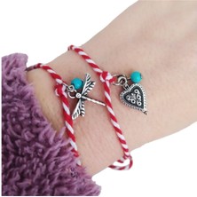 Marteniçka & Turkuaz Doğal Taş & Yusufcuk Ikili Kadın Bileklik