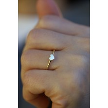 Yenigün Kuyumculuk 14 Ayar Altın Taşsız Kalp Yüzük