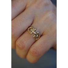 Yenigün Kuyumculuk 14 Ayar Altın Topcuk Ataç Yüzük