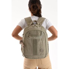 Baginn Unisex Sırt Çantası 40*30 cm Okul Çantası Günlük Spor Çantası Klinkır Kumaş Hafif Çok Cepli Su Itici