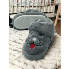 Ayz Köpek Figürlü Unisex Çocuk Anaokulu Kreş Ev Kaydırmaz Taban Panduf
