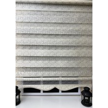 Storburada Zebra Stor Nakışlı Krem Etek Dilimli St 122