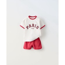 Child Baby New York Kırmızı Takım Ünisex Kırmızıbeyaz