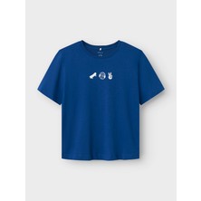 Name It Nkmbekaj Ss Nreg Top Çocuk Lacivert Tshirt 13239270-04