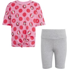 adidas Unisex Çocuk  Pembe  Eşofman LG DY MI T SET JF3646