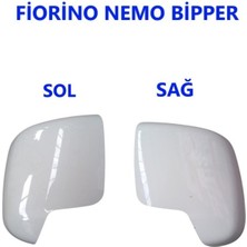 Dikiz Ayna Kapağı Sağ-Sol Takım Beyaz Renk Fiorino Bipper Nemo 07-
