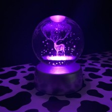 Işiklı Geyik Cam Küre