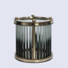 Vitale Cam Metal Mumluk 23*23*23  cm