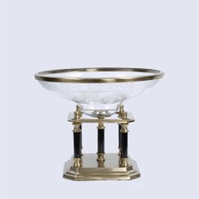 Vitale Metal Cam Ayaklı Kase 33*33*24  cm