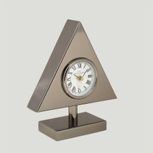 Vitale Black Nıkel Üçgen Saat 8*20*23 cm