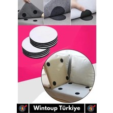 Wintoup Özel Kendinden Yapışkanlı Yıkanabilir Tekrar Kullanılabilir Halı Kilim Kaydırmaz Cırt Bant 50 Adet