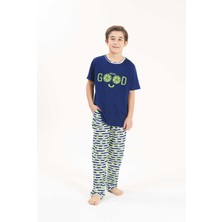 Yeni İnci Erkek Çocuk Viskon 2'li Pijama Takımı