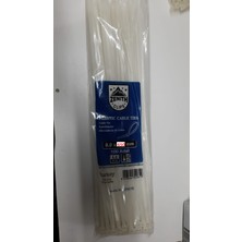 Zenıth Plastik Kablo Kelepçesi Cırt Kelepçe 8 mm x 650 mm Kalın Yerli Üretim  100 Adet