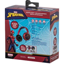 Marvel Spıderman  Kablolu Kulaklık Çocuk Kulaklığı Lisanslı Hediye Stıckerlı MV-6513-SM3