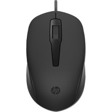 HP 150 Siyah Kablolu Optik Kablolu Mouse 1600 DPI Optik Sensörlü 240J6AA