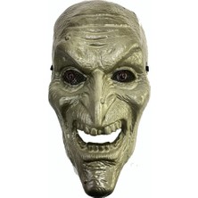 Skygo Gerçekçi Görünüm Lüks Insan Suratı Cadı Suratı Korku Maskesi 26X16 cm