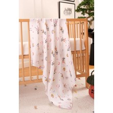 3 Adet Çok Amaçlı Müslin Örtü & Battaniye %100 Pamuk Xl Boy 100 x 80 cm
