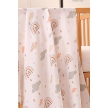 3 Adet Çok Amaçlı Müslin Örtü & Battaniye %100 Pamuk Xl Boy 100 x 80 cm