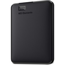 Wd 5TB Elements Portable External Hard Drive, USB 3.0 - WDBU6Y0050BBK-WESN Harici Harddisk