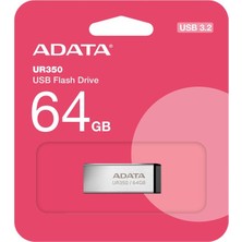 Adata UR350-64G 64GB USB3.2 Gen1 Metal Flash Bellek