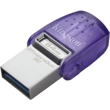 Kingston DTDUO3CG3-64GB DataTraveler microDuo 3C 200MB-s dual USB-A + USB-C Flash Bellek