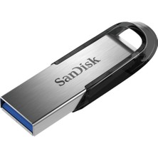 Sandisk SDCZ73-128G-G46 128GB Ultra Flair Metal 3.0 USB Flash Bellek Black