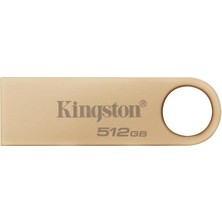 Kingston DTSE9G3-512GB 512GB 220MB-s Metal USB 3.2 Gen 1 DataTraveler SE9 G3 Flash Bellek