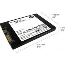 Wd 480GB Green WDS480G3G0A 545-465 3D Nand 2.5" Sata SSD Harddisk