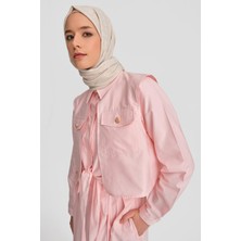 Armine Önü Bağlamalı Takım 24K6917 Pembe