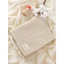 Bondberro 3 Adet Çok Amaçlı Müslin Örtü & Battaniye 2 Katlı Pamuk Xl Boy 100 x 85 cm