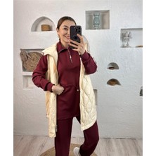 Yanı Fermuar Detay Yelek 25433