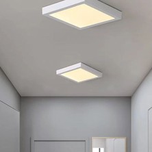 Mb Elektronik 18 Watt Sıva Üstü Kare LED Panel Aydınlatma Armatür Beyaz Işık