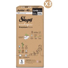 Sleepy Ecologic Premium Plus Avantajlı Paket Bebek Bezi 5 Numara Junior 120 Adet