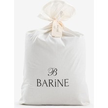 Barine Koza Pamuk Tek Kişilik Nevresim Antrasit 160 x 220