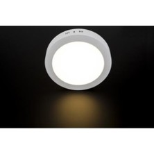 Mb Elektronik 18 Watt Sıva Üstü Yuvarlak LED Panel Aydınlatma Armatür Beyaz Işık