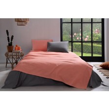 Özdilek Pike Takımı Tek Kişilik Kiremit-Antrasit Colormıx  4133