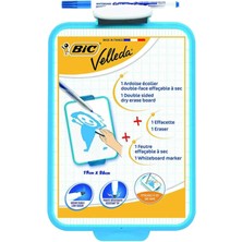 Bic Velleda Mini Beyaz Tahta + Kalem + Silgi