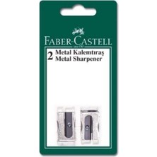 Faber-Castell Metal Kalemtraş Yedekli 2 Adet Metal Kalemtraş ile Her Kalem İçin Uygun