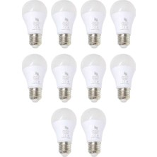 9,5W 3000KG.IŞIĞI LED Ampül Global 10 Adet