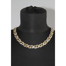 Heviss 14K Altın Kaplama Gurmet Kolye Gold