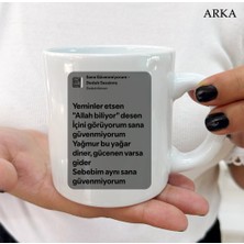 Hediyeci Abla Dedublüman Sana Güvenmiyorum Dayanıklı Her Yaşa ve Zevke Uygun Kişiye Özel Kupa Bardaklar