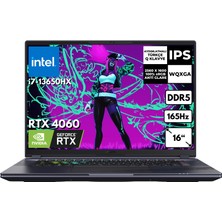 Gigabyte Aorus 16X I7-13650HX 24 GB 512 GB  SSD 8gb RTX4060 16″ Wqxga 165Hz Windows 11 Home Gaming Notebook 9KG-43TRC54SD BT26